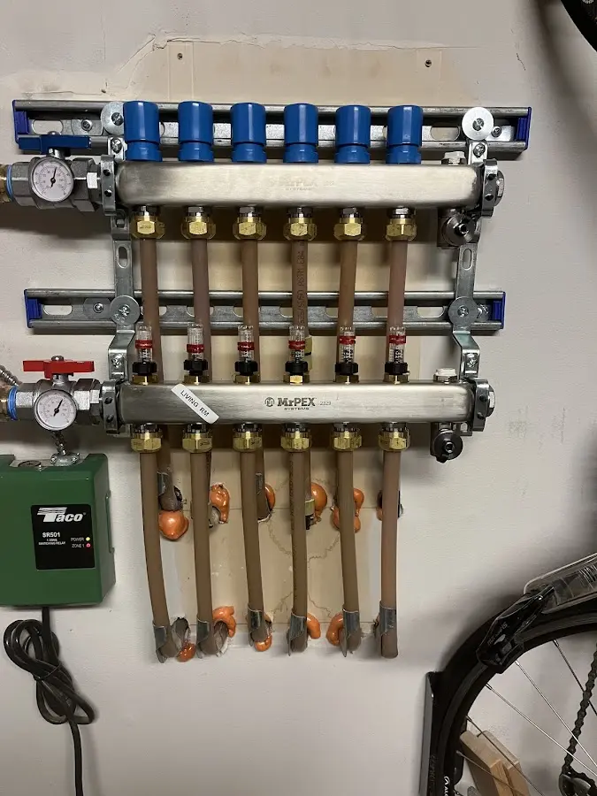 Plumber performing Leak Detection at a residential property in Sterling